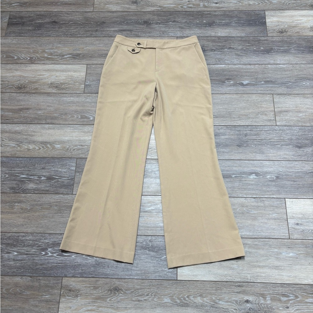 Lauren Ralph Lauren Pants Women Sz 6P Khaki Chino Old Money Work Career Office